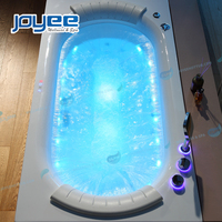 JOYEE 2 personnes baignoire balnéo cascade baignoires intérieures bain à remous cascade baignoire avec oreiller douche combo baignoires spa