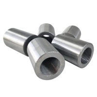 Coupleur de barres d'armature en acier au carbone et fer durable, presse d'extrusion mécanique filetée à froid pour la construction de bureaux, matériaux de construction en métal