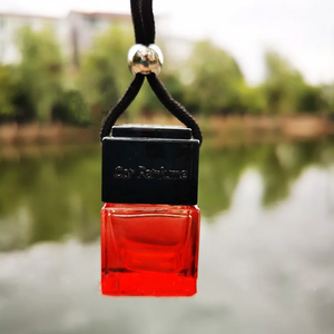 Venta al por Mayor de Botellas de Perfume Vacías de 50/100 ml, Diseño Premium a Cuadros, Envase de Perfume de Vidrio Transparente, Botella de Spray Cuadrada y Plana para Cosméticos - Product Image 2