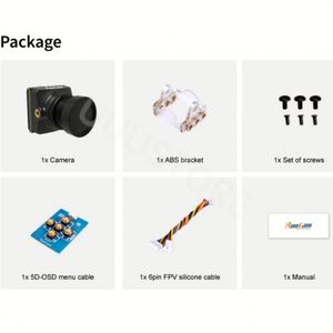 RunCam Night 3 V2 1500TVL 8.5g กล้องมองกลางคืนน้ำหนักเบาพิเศษ FOVD NTSC/PAL CMOS Starlight Vision สำหรับ RC UAV - Product Image 4
