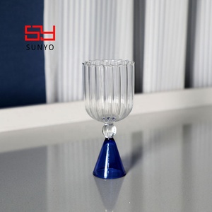 Vasos de Cóctel Modernos y Personalizados de Vidrio Borosilicato, Aptos para Lavavajillas, Estilo Bonito y Delgado - Product Image 2