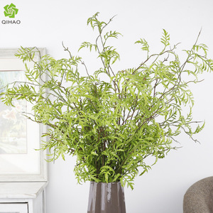 QIHAO <b>Artificial</b> Fern Leaf Branch Green Silk Flower <b>Bouquet</b> Outdoor Home Decoration Plant - Product Image 4