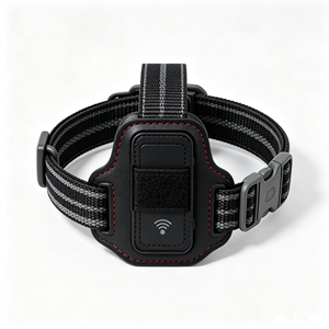Collier tissé réglable pour animaux de compagnie avec puce NFC, boucle de collier, sangle de cou pour chiens de petite, moyenne et grande taille - Product Image 1