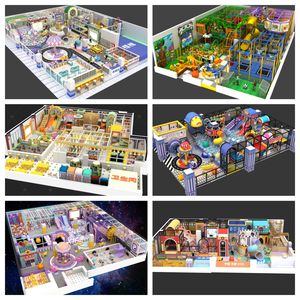 Area Giochi Interna Personalizzata a Tema con <span class=keywords><strong>Trampolino</strong></span>, Piscina di Palline e Scivoli Multipli per Zona Divertimento Bambini - Product Image 5