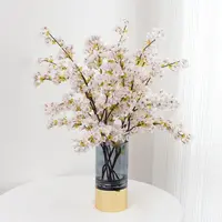 O-X691ขายส่งลำต้นยาวดอกซากุระสีขาวสีชมพูสาขาดอกซากุระตกแต่งงานแต่งงานญี่ปุ่นดอกซากุระ