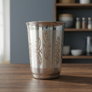 แก้ววินเทจลายดอกไม้ ดีไซน์โปร่งใส สำหรับใช้ในงานปาร์ตี้ - Product Image 3