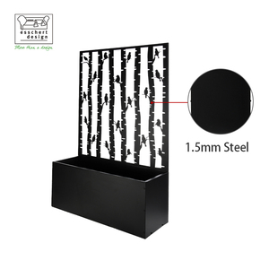 Esschert Design Birds Flowers Deers Pattern Wholesale Raised <strong>Trellis</strong> Garden Beds Climbing Plants Outdoor <strong>Planters</strong> <strong>Large</strong> - Product Image 3