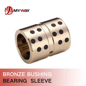 Bushing Perunggu Pelumas Sendiri MYWAY untuk Sambungan Sasis Otomotif Mesin Pertanian Bantalan Bushing Berjalan Kering - Product Image 1