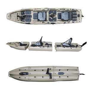 14TF模块化渔船可拆卸脚踏板皮划艇渔具包括塑料踏板皮划艇电动电池新设计2025 - Product Image 1