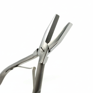 ชุดต่อผม3ชิ้นสีทองและสีโรสโกลด์ชุดต่อผมเครื่องมือต่อผมคุณภาพสูงปลายแบนคีมขนาด7นิ้ว - Product Image 1