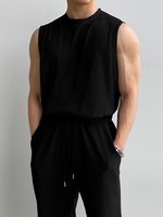 Vêtements de sport personnalisés pour hommes Maillot de musculation uni Séchage rapide Respirant Fitness Muscle Gilet Couleur unie Vente en gros Débardeur