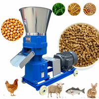 Granulateur à matrice plate pour aliments du bétail, machine à granulés pour volailles, bétail, moutons, chèvres, porcs, usage agricole à petite échelle