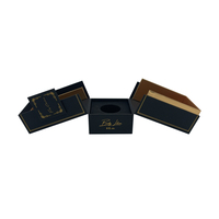 Emballage vide de haute qualité de 50ml de parfum au design unique Boîte de bouteille de parfum vierge personnalisée Boîte ouverte fendue double face