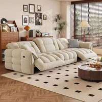 Canapé Chesterfield carré trois places de style luxueux, multifonctionnel, extensible, en cuir véritable et éponge, idéal pour appartement ou hôtel