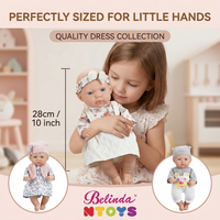 Poupées Bébé Reborn Réalistes Belinda OEM pour Enfants, 11 Pouces, en Vinyle Souple, Jouets et Cadeaux