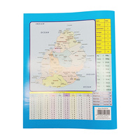 Cahier d'Exercices Scolaire en Gros A4 A5, Cahier à Couverture Souple, Reliure Agrafée