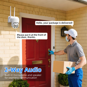 3MP 360 Độ Zoom Quang Học 10X Wifi Máy Ảnh Được Xây Dựng Trong Loa Màu Sắc Rõ Ràng Tầm Nhìn Ban Đêm Xoay Ngoài Trời An Ninh Máy Ảnh - Product Image 4