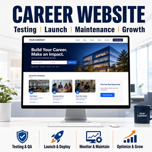 Conception et développement de sites web de carrière personnalisés pour les entreprises avec listes d'emploi, culture d'entreprise et histoires d'employés - Product Image 6