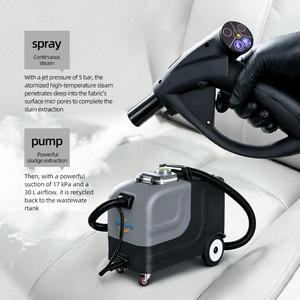 Máquina de Limpieza a Vapor Tres en Uno de 220V, 3000W, 5 Bares, Nueva, para Lavado de Autos, Limpieza de Alfombras y Sofás - Product Image 2