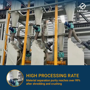 Fábrica profesional 1800 kg/h Horno de carbonización Máquina de reciclaje de batería de litio residual completamente automatizada Ambientalmente - Product Image 2