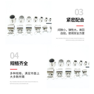 Wire Rope Butterfly Lock 10mm 304 Stainless Steel Screw Clamp For 8mm Rope Standard Grade A - Product Image 4