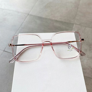 Montures de lunettes carrées Qianai pour femmes en TR90, verres PC anti-lumière bleue, monture complète, style coréen Q6 0713 - Product Image 5