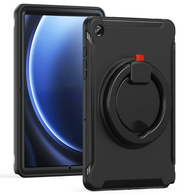 360 Rotation Hand Holder Kickstand Heavy Duty Tablet Case Cover for Samsung Galaxy Tab A9 Plus Case