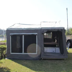 High Quality Hard Floor Forward Folding Camper /travel/car/home Trailer / Caravan