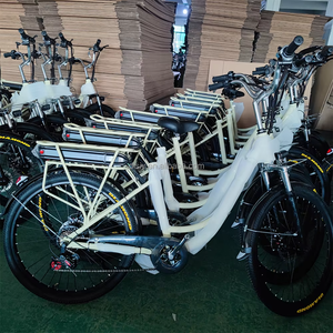 จักรยานไฟฟ้า 48V 350W 18 นิ้ว 20 นิ้ว สำหรับผู้หญิง โครงรถมอเตอร์ไซค์แบบพับได้ ยี่ห้อ DISIYUAN พร้อมเบรกไฮดรอลิกดิสก์ ลิเธียม อิเล็กทรอนิกส์ - Product Image 6