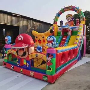 Bán buôn Inflatable Trampoline với Slide PVC Inflatable thư bị trả lại nhà trẻ em của thương mại Inflatable Trampoline
