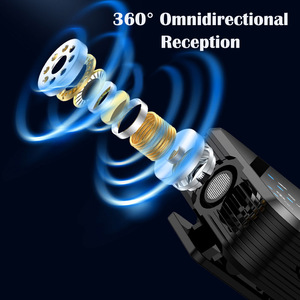 Công nghệ cao tiếng ồn-hủy Lavalier Micro không dây tuổi thọ pin dài USB cầm tay <span class=keywords><strong>microphone</strong></span> loại C cho điện thoại thông minh - Product Image 6