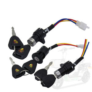 Elektrofahrradzubehör Zündschalter Schlüssel für Elektrofahrrad Scooter Motorräder universelles Power-Lock-Kit - Product Image 4
