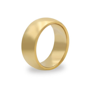 Classic Drum Shape Mirror Finish Stainless Steel <b>Ring</b> For Women Wedding Jewelry - Product Image 5