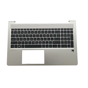 New Laptop Upper case or Palmrest with Backlit <strong>Keyboard</strong> <strong>for</strong> <strong>HP</strong> Probook 450 G8 455 G8 <strong>Silver</strong> M21742-001 - Product Image 2