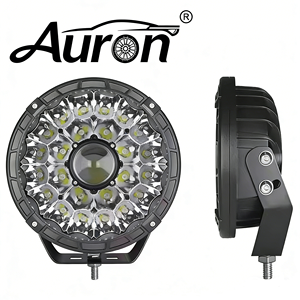 Luz de Trabajo LED AURON de Alta Calidad, 7 Pulgadas, 12V, 42W, Nueva con 15 Meses de Garantía, Blanca, 4x4, Todoterreno, DRL, para Camioneta, ATV, Auto, Motocicleta - Product Image 1