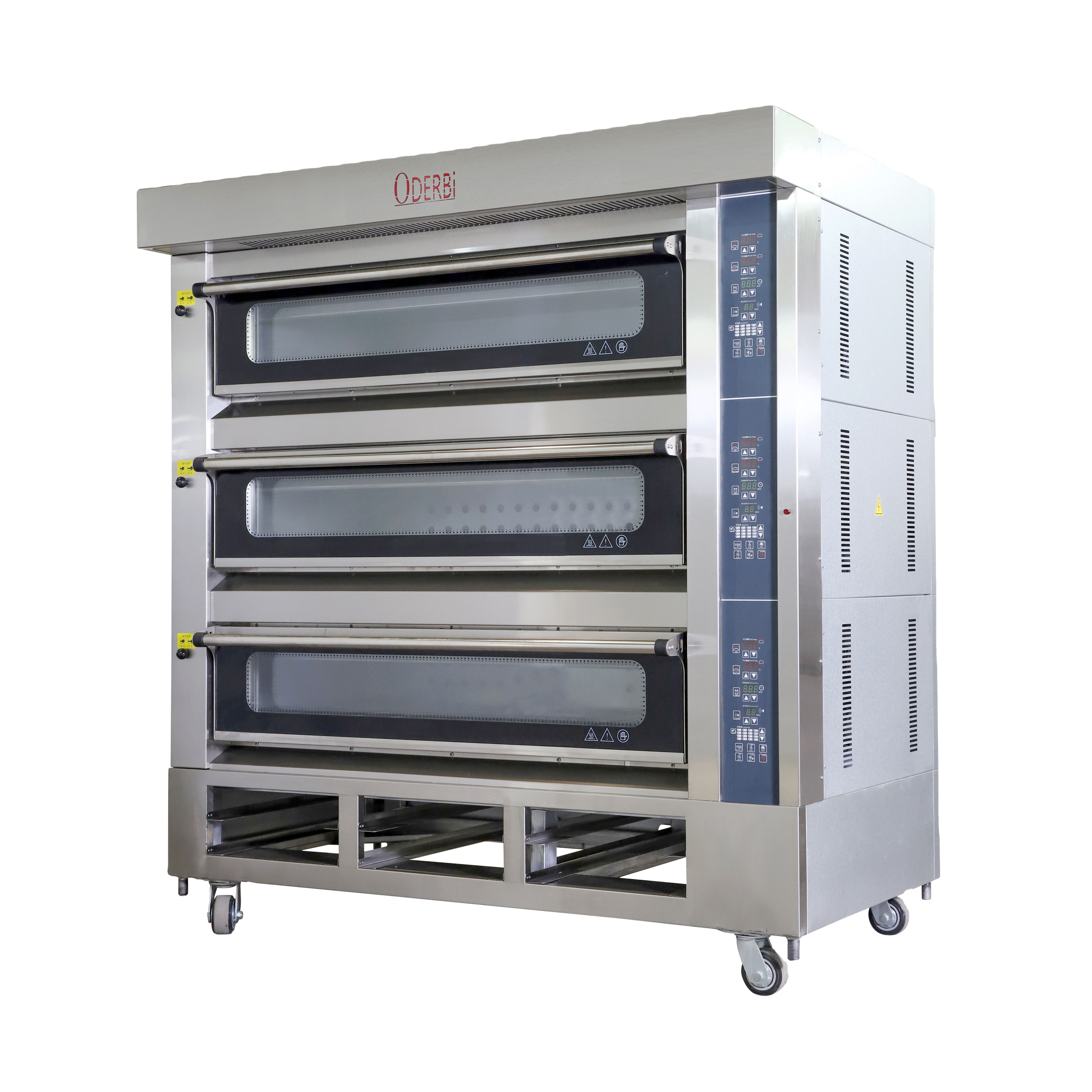 bakery equipment commercial 3 deck 9 tray best bread machine cake bread pizza maker machine baking oven