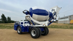 Camion malaxeur à béton autochargeur 2,6 m³ avec rotation, directement du fabricant, économique - Product Image 3