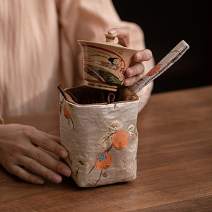 Borsa Artigianale Stile Cinese Antiurto con Coulisse per Conservazione e Viaggio di Rosari, Giocattoli Educativi, Accessori per il Tè - Product Image 4