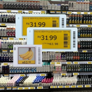 esl 1.54 inch <b>mini</b> e-ink display EPaper ESL System Intelligent Change <b>Supermarket</b> Digital Tag Electronic Label Price Shelf Label - Product Image 1