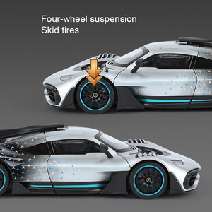 Voitures miniatures moulées sous pression 1:18 <span class=keywords><strong>Voiture</strong></span> en alliage moulé sous pression Véhicule jouet à friction ouvert 2 portes <span class=keywords><strong>Voiture</strong></span> en alliage Supercar avec son et lumière - Product Image 4