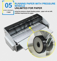 Machine à plier le papier multifonctionnelle, machine à découper le papier électrique, machine à perforer le papier H500