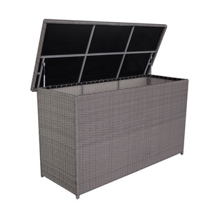 Mueble de Exterior Personalizable con Marco, Caja de Almacenamiento para Jardín de Ratán PE, Mueble de Patio Exterior - Product Image 2