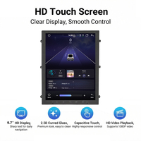 Autoradio LODARK N5Pro 9,7 pouces QLED avec écran tactile, Android 14, CarPlay sans fil, Android Auto, WiFi 5G, 36EQ DSP Audio, Navigation automobile