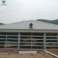 Nave Avícola Prefabricada de Estructura de Acero Comercial con Sistema de Control Climático Automático