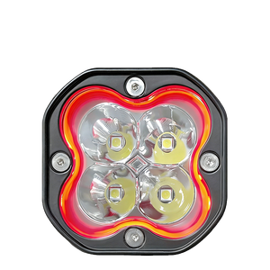 Nuevo Diseño de Faros Delanteros de Aluminio para Motocicleta, Luces de Trabajo LED de 3 Pulgadas y 4 Lentes, Resistentes al Agua, Foco de 40W para Autos, Camiones y Todoterreno - Product Image 4