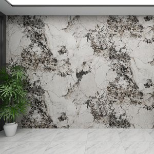 3DフォームPVC大理石穀物防水防湿自己接着環境にやさしいUVプリント装飾的な衝突防止ウォールステッカー - Product Image 3