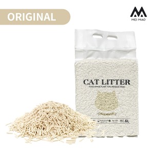 Litière pour chat au tofu à la lavande, sans poussière, agglomérante, biodégradable, à base de plantes, pour le contrôle des odeurs, jetable aux toilettes - Product Image 2