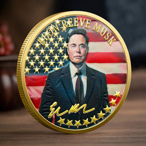 Moedas patrióticas americanas personalizadas Elon Musk Campanha Série Emblemas Liga Memorabilia Política & Edição de Colecionador - Product Image 3