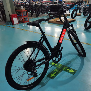 Bicicleta Eléctrica Urbana de 26 Pulgadas con Motor Trasero sin Escobillas de 48V 500W, Batería de Litio de 10.4Ah, Cuadro de Aluminio, Autonomía de 50-60km, JYOP-SMEMAXL C - Product Image 6