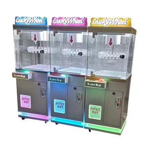 Máquina de Juego de Premios con Rueda de la Fortuna Mini, Operada con Monedas, para Interiores, con 24 Pinzas y Premios Sorpresa - Product Image 1